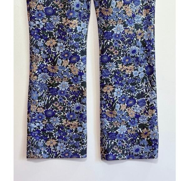 NWT Tuckernuck Wild Hyacinth Ashford High Waist Slim Kick Cropped Pants Size S - Picture 8 of 9